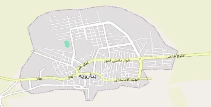 دانلود نقشه شهر بنارویه + pdf با کیفیت بالا