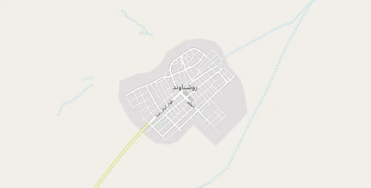دانلود نقشه شهر روشناوند + pdf با کیفیت بالا