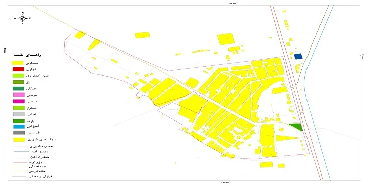 نقشه شیپ فایل (GIS) شهر رامجرد 1404 + عکس با کیفیت