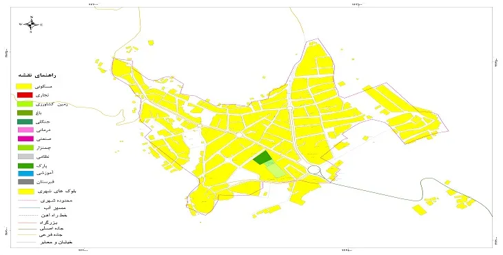 نقشه شیپ فایل (GIS) شهر دیشموک 1404 + عکس با کیفیت