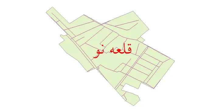 دانلود نقشه شیپ فایل شبکه معابر شهر قلعه نو شهر ری