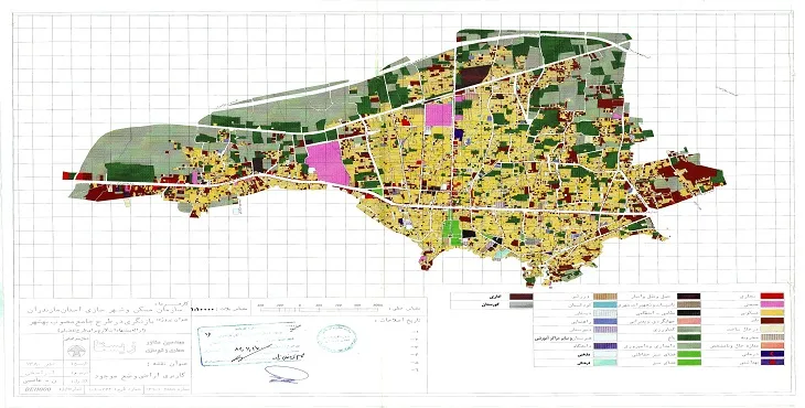 دانلود آلبوم نقشه های طرح جامع شهر بهشهر