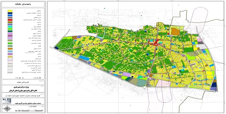دانلود آلبوم نقشه های طرح جامع شهر بم