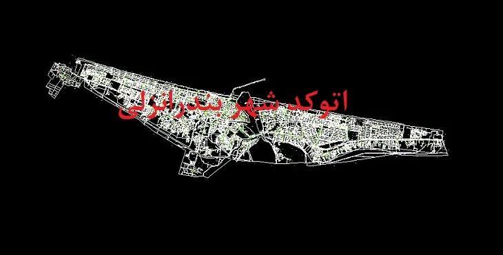 دانلود نقشه اتوکد شهر بندر انزلی