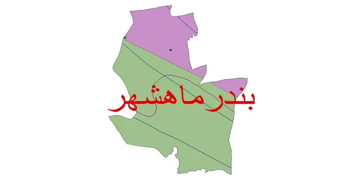 نقشه شیپ‌ فایل اقلیم‌شناسی شهرستان بندر ماهشهر + 7 لایه اقلیمی
