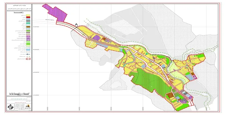 دانلود طرح جامع-تفصیلی شهر نوده خاندوز سال 94+آلبوم نقشه ها