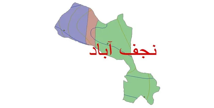 نقشه شیپ فایل اقلیمشناسی شهرستان نجف آباد + 7 لایه اقلیمی