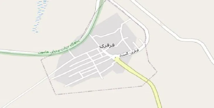 دانلود نقشه شهر قرقری + pdf با کیفیت بالا