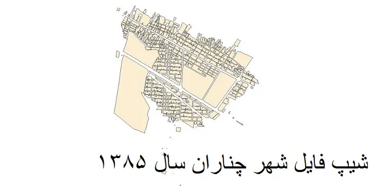 دانلود شیپ فایل بلوک آماری شهر چناران