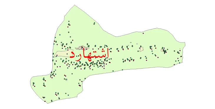 دانلود فایل جمعیت نقاط شهری و روستایی شهرستان اشتهارد از سال 1335 تا 1395