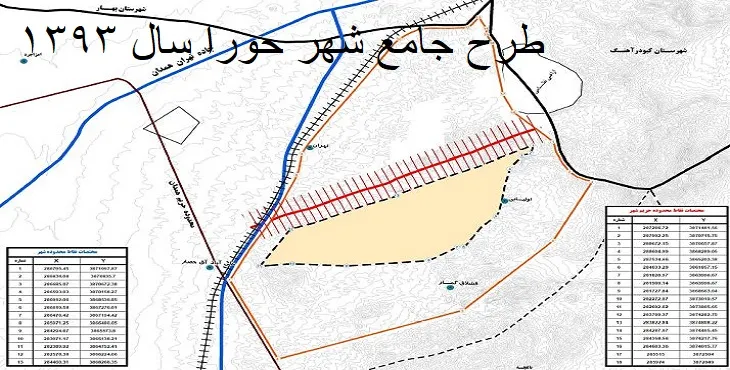 دانلود طرح جامع شهر حورا سال 93