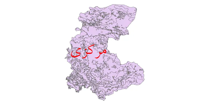 دانلود نقشه شیپ فایل (GIS) کاربری اراضی استان مرکزی