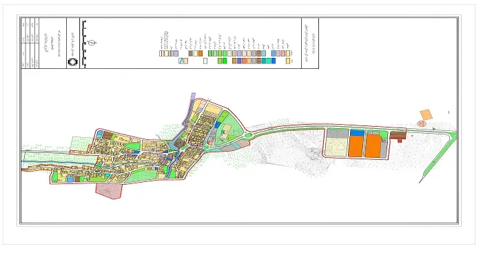 دانلود نقشه کاربری اراضی شهر کمه | وضع موجود+پیشنهادی
