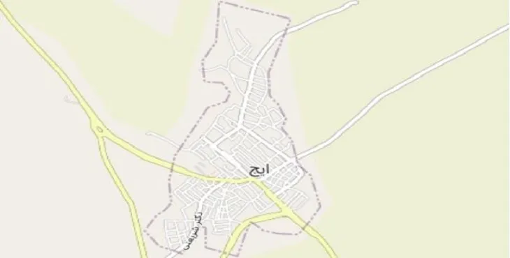 دانلود نقشه شهر ایج + pdf با کیفیت بالا
