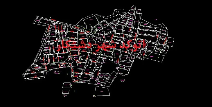 دانلود نقشه اتوکد شهر دشتکار