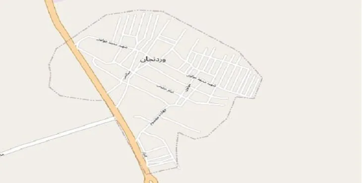 دانلود نقشه شهر وردنجان + pdf با کیفیت بالا