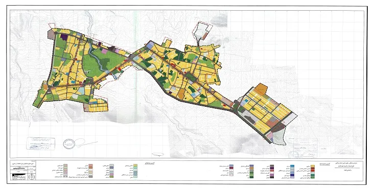 دانلود نقشه کاربری اراضی شهر تفرش | وضع موجود+پیشنهادی