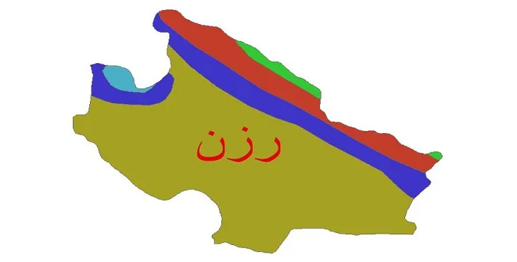 نقشه شیپ‌ فایل اقلیم‌شناسی شهرستان رزن + 7 لایه اقلیمی