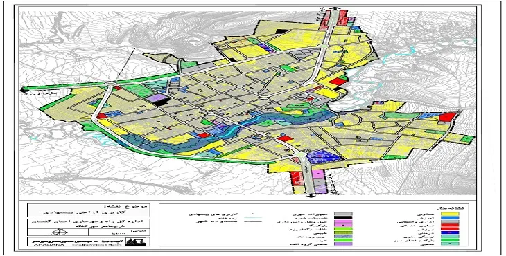 دانلود آلبوم نقشه های طرح جامع شهر کلاله