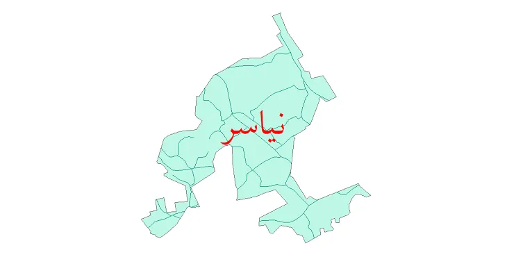 دانلود نقشه شیپ فایل شبکه معابر شهر نیاسر