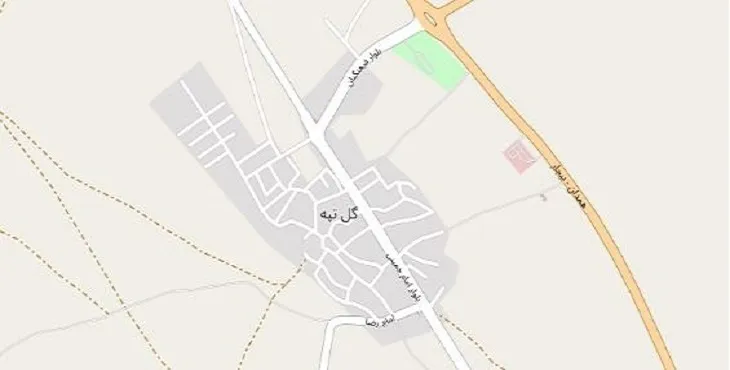 دانلود نقشه شهر گل تپه + pdf با کیفیت بالا