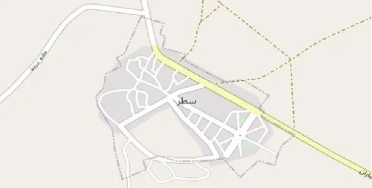 دانلود نقشه شهر سطر + pdf با کیفیت بالا