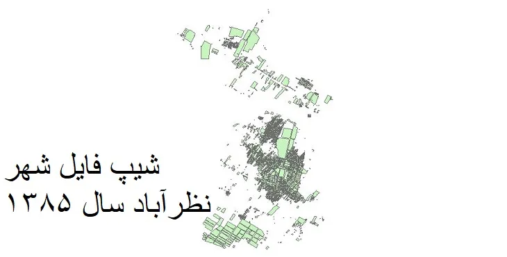 دانلود شیپ فایل بلوک آماری شهر نظرآباد
