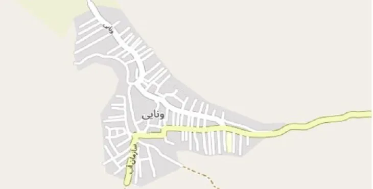 دانلود نقشه شهر ونایی + pdf با کیفیت بالا