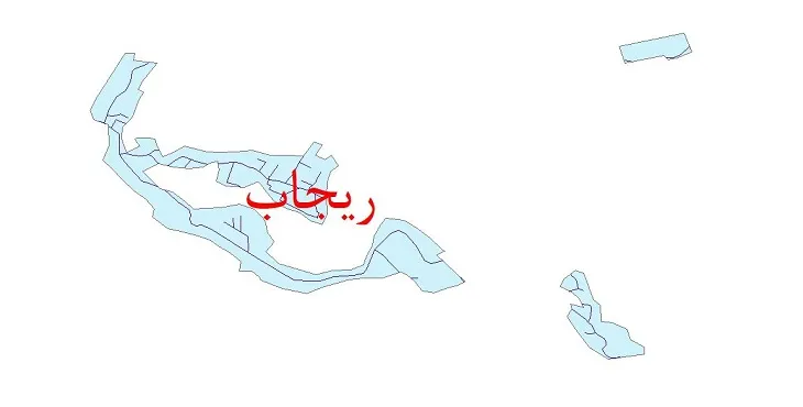 دانلود نقشه شیپ فایل شبکه معابر شهر ریجاب