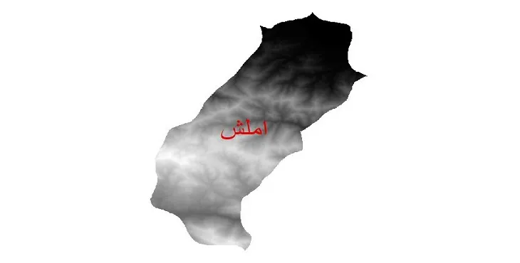 دانلود نقشه دم (DEM) شهرستان املش | دقت 30 متر