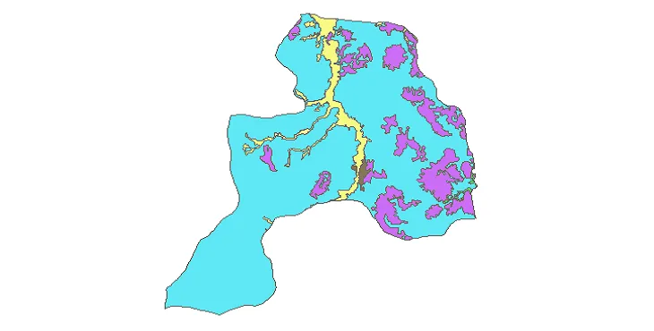 بروزترین نقشه شیپ فایل کاربری اراضی شهرستان بوکان + PDF