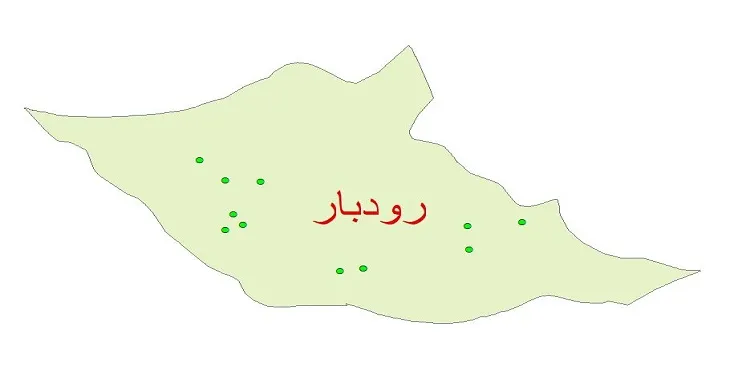 دانلود نقشه شیپ فایل کیفیت آب چاه های شهرستان رودبار