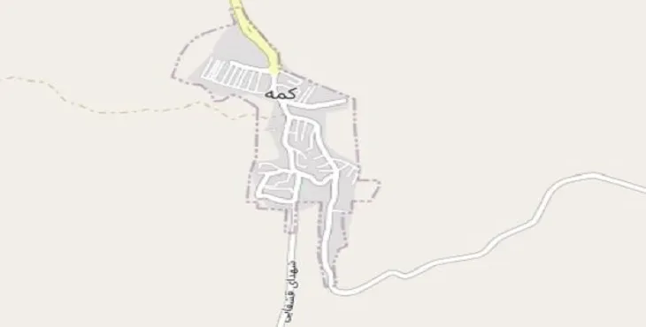 دانلود نقشه شهر کمه + pdf با کیفیت بالا