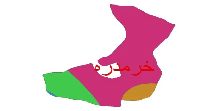 نقشه شیپ‌ فایل اقلیم‌شناسی شهرستان خرمدره + 7 لایه اقلیمی