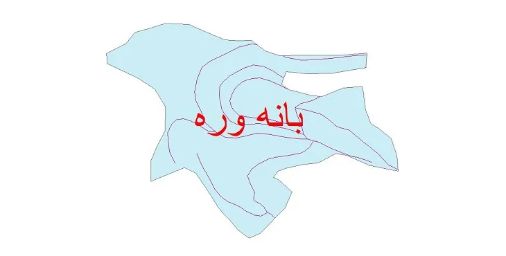 دانلود نقشه شیپ فایل شبکه معابر شهر بانه وره