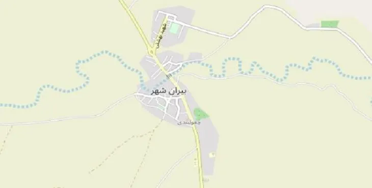 دانلود نقشه شهر بیرانشهر + pdf با کیفیت بالا