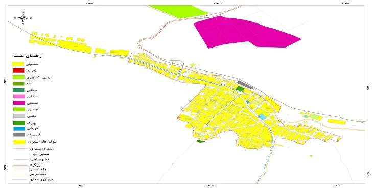 جدیدترین نقشه شهر شلمزار | قابل چاپ + کیفیت بالا