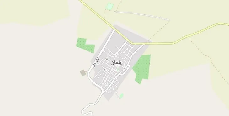 دانلود نقشه شهر بلغان + pdf با کیفیت بالا