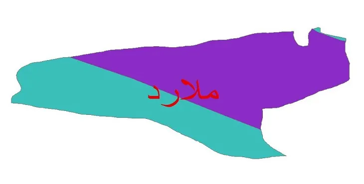 نقشه شیپ‌ فایل اقلیم‌شناسی شهرستان ملارد + 7 لایه اقلیمی