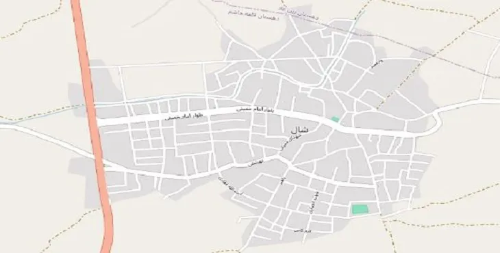 دانلود نقشه شهر شال + pdf با کیفیت بالا