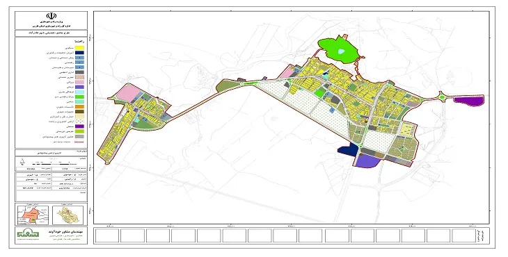 دانلود طرح جامع-تفصیلی شهر قادرآباد سال 93+آلبوم نقشه ها