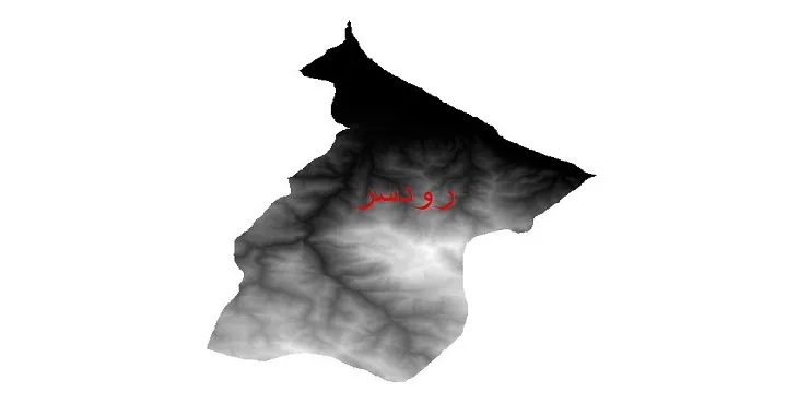 دانلود نقشه دم (DEM) شهرستان رودسر | دقت 30 متر