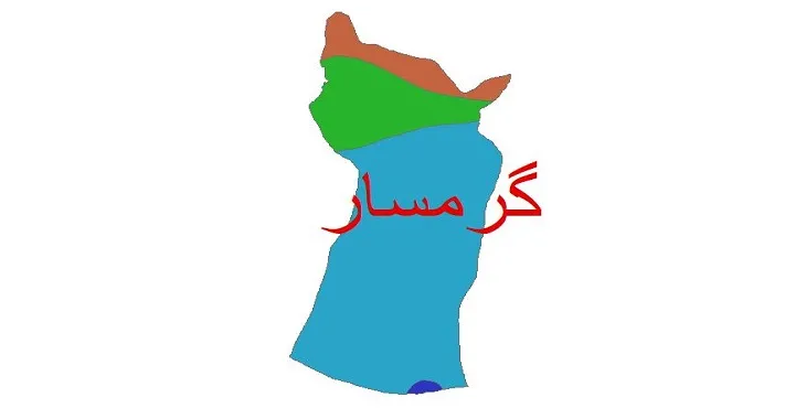 نقشه شیپ‌ فایل اقلیم‌شناسی شهرستان گرمسار + 7 لایه اقلیمی