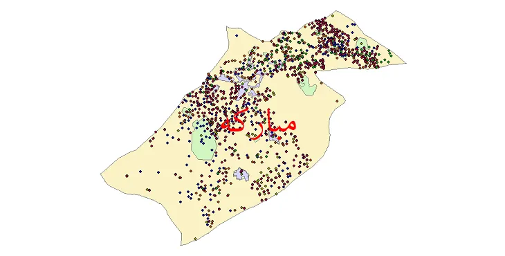 دانلود فایل جمعیت نقاط شهری و روستایی شهرستان مبارکه از سال 1335 تا 1395