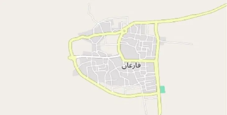 دانلود نقشه شهر فارغان + pdf با کیفیت بالا