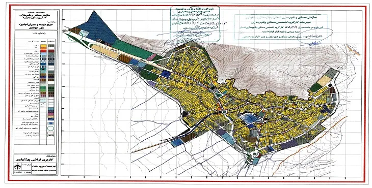 دانلود طرح جامع شهر جونقان سال 89 + آلبوم نقشه ها
