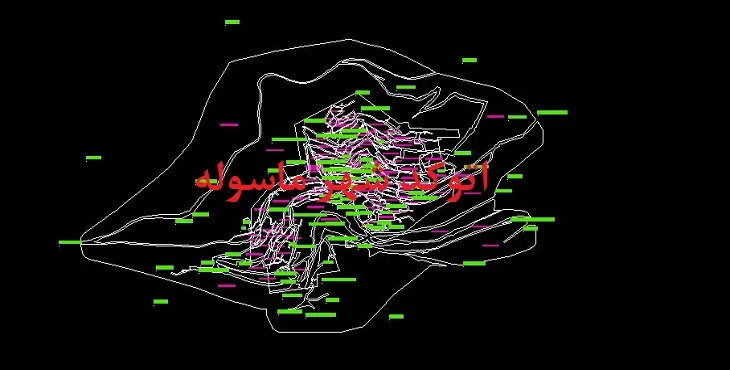 دانلود نقشه اتوکد شهر ماسوله