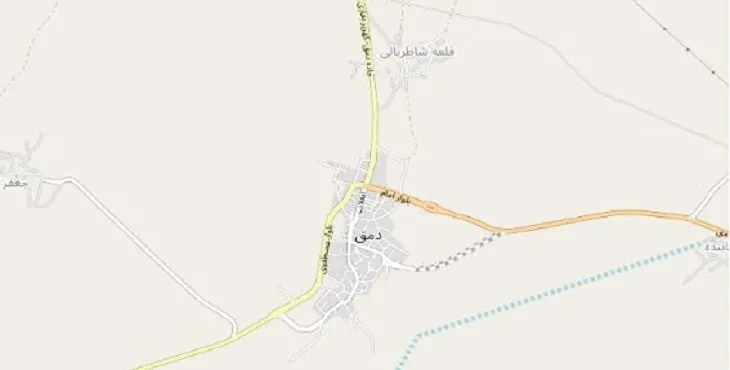 دانلود نقشه شهر دمق + pdf با کیفیت بالا