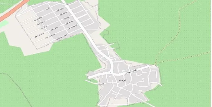 دانلود نقشه شهر نرجه + pdf با کیفیت بالا