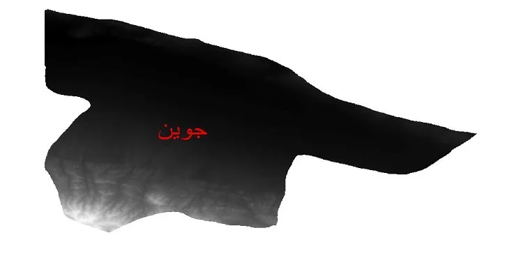 دانلود نقشه دم (DEM) شهرستان جوین | دقت 30 متر